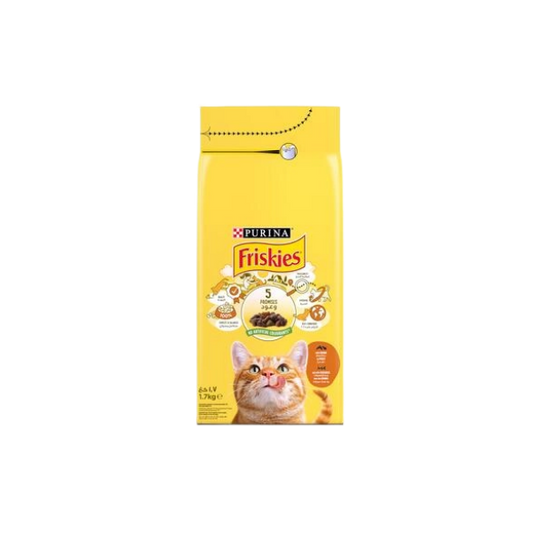 Friskies - Dry Cat Food - Chicken & Vegetables