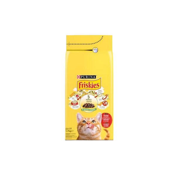 Friskies - Dry Cat Food - Beef & Chicken