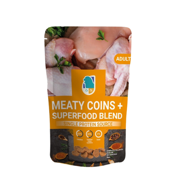 Rich - Meaty Coins + Superfood Blend - Dog Treats - 80g
