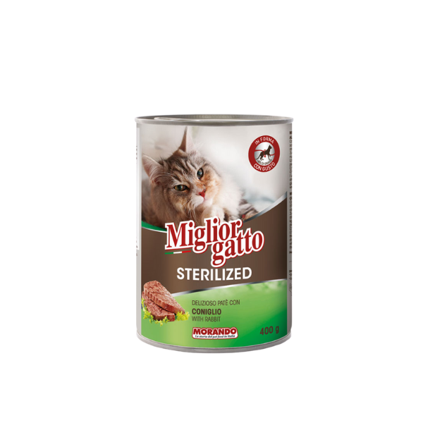 Miglior gatto - Wet Cat Food - Sterilized - Paté - 400g