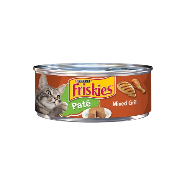 Friskies - Wet Cat Food - Mixed Grill Pate -156g