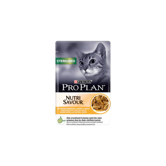 PRO PLAN® - Wet Cat Food - Sterilised  Chicken in Gravy - 85g