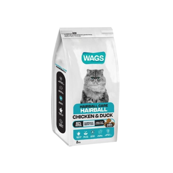 Wags - Dry Cat Food - Hair Ball